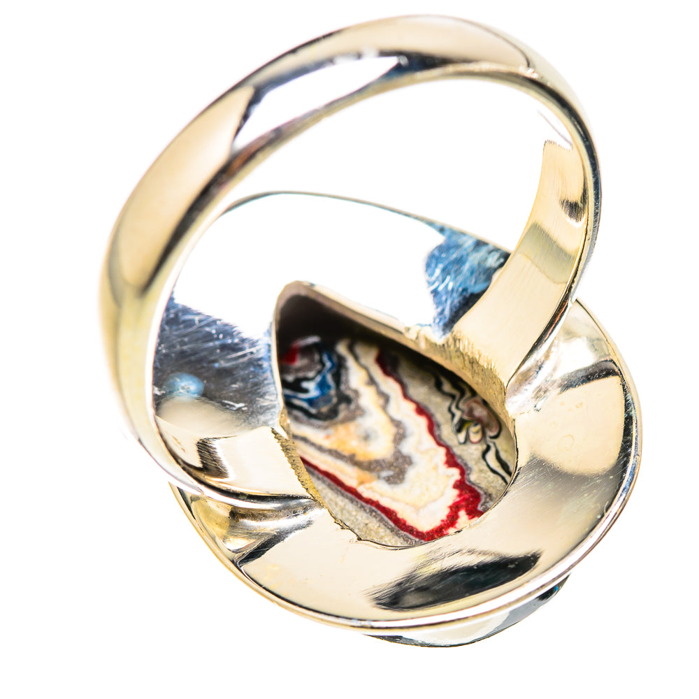 Fordite Rings handcrafted by Ana Silver Co - RING130346 - Photo 3