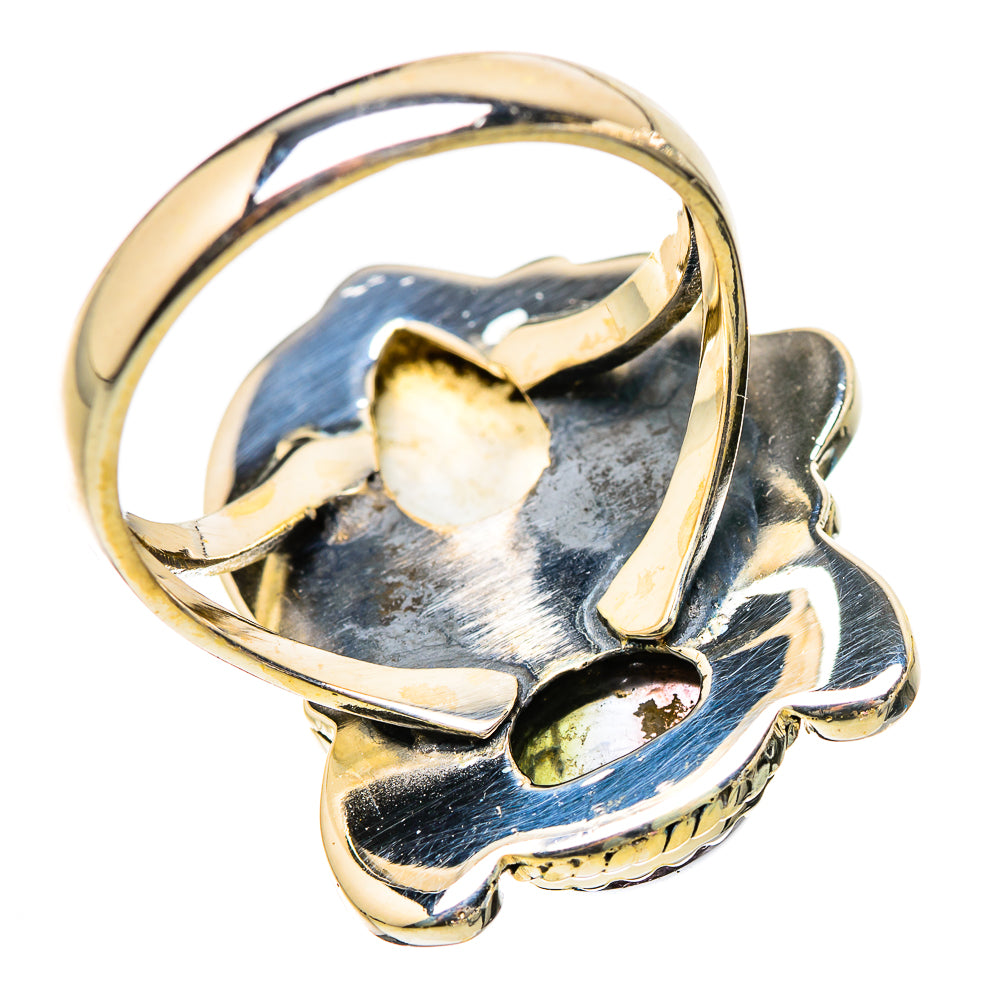 Rainbow Moonstone Rings handcrafted by Ana Silver Co - RING130348 - Photo 3