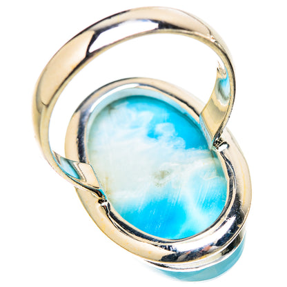 Larimar Rings handcrafted by Ana Silver Co - RING130354 - Photo 3