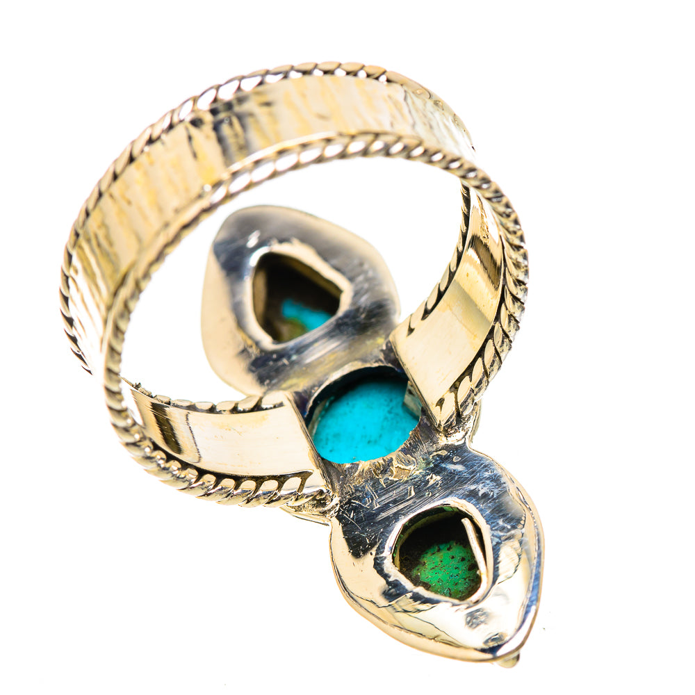 Sleeping Beauty Turquoise Rings handcrafted by Ana Silver Co - RING130355 - Photo 3