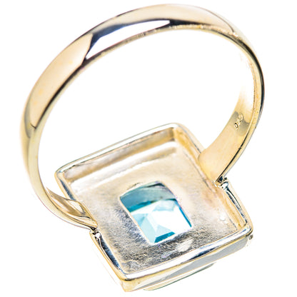 Blue Topaz Rings handcrafted by Ana Silver Co - RING130356 - Photo 3