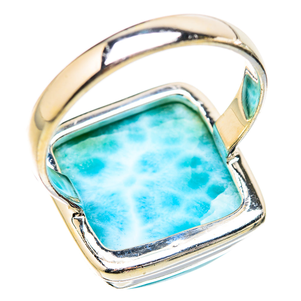Larimar Rings handcrafted by Ana Silver Co - RING130357 - Photo 3