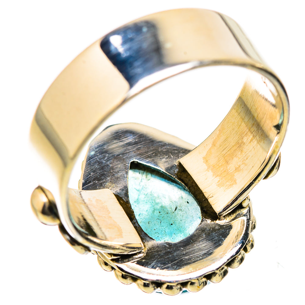 Blue Fluorite Rings handcrafted by Ana Silver Co - RING130358 - Photo 3