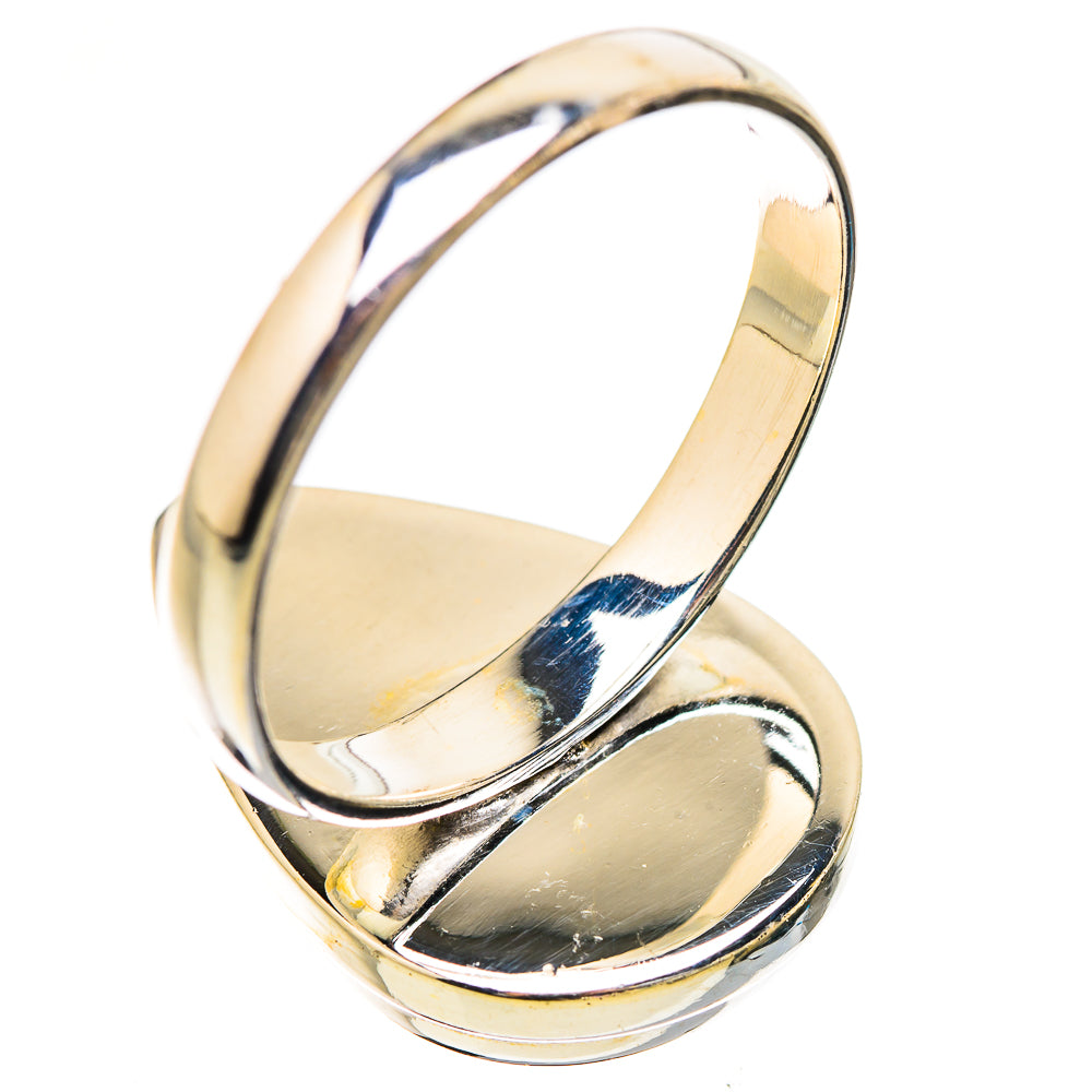 Rainbow Moonstone Rings handcrafted by Ana Silver Co - RING130360 - Photo 3