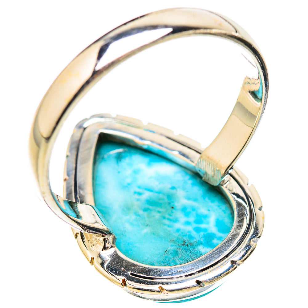 Larimar Rings handcrafted by Ana Silver Co - RING130363 - Photo 3