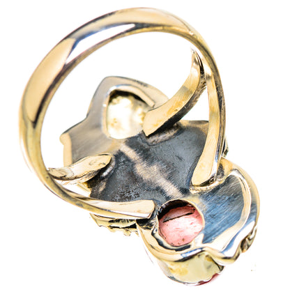 Rainbow Moonstone Rings handcrafted by Ana Silver Co - RING130370 - Photo 3