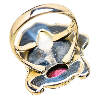 Rainbow Moonstone Rings handcrafted by Ana Silver Co - RING130371 - Photo 3