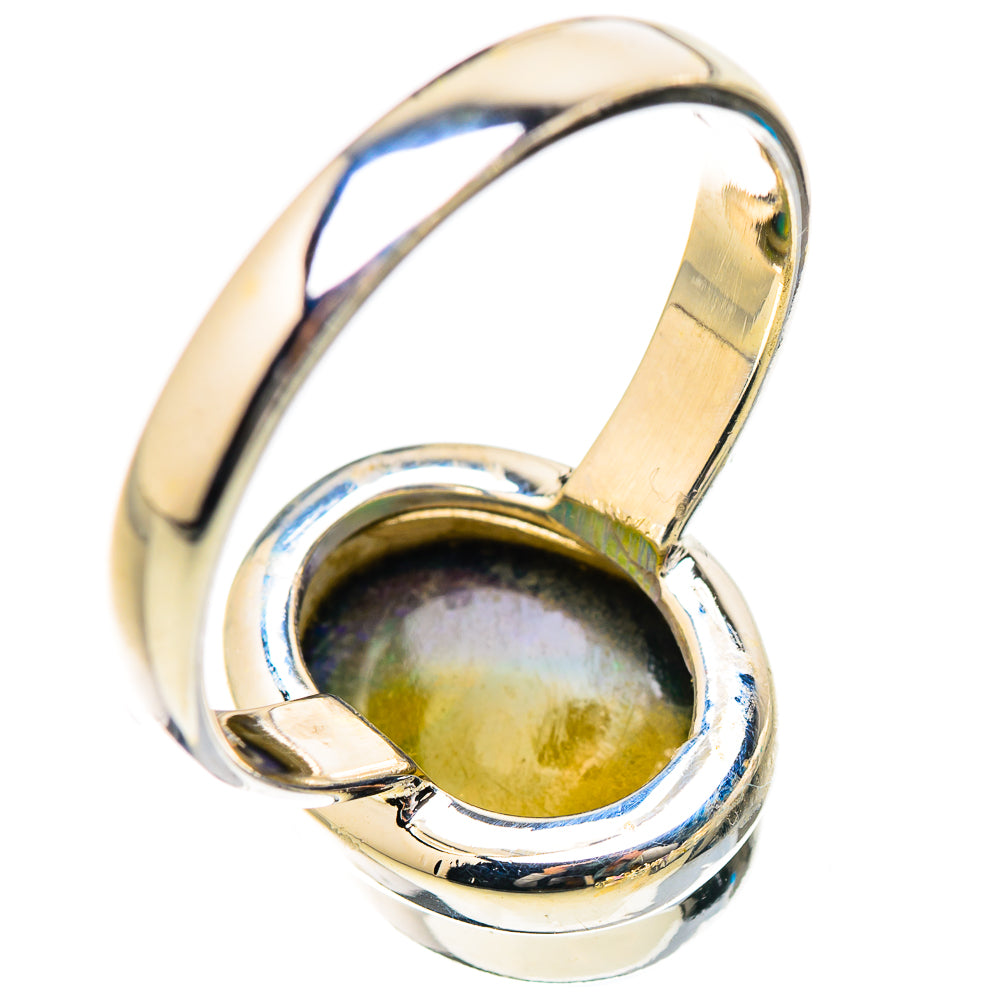 Black Opal Rings handcrafted by Ana Silver Co - RING130381 - Photo 3