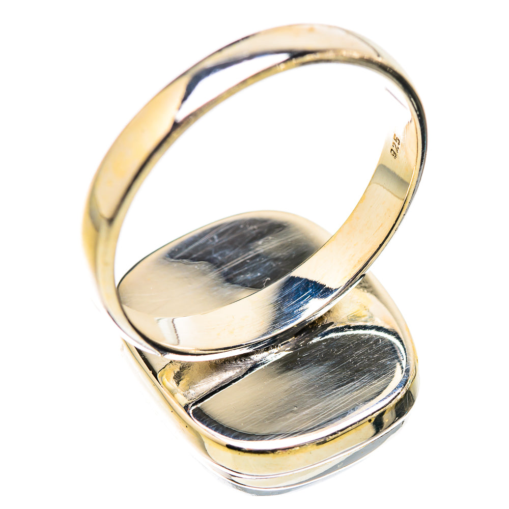 Rainbow Moonstone Rings handcrafted by Ana Silver Co - RING130384 - Photo 3