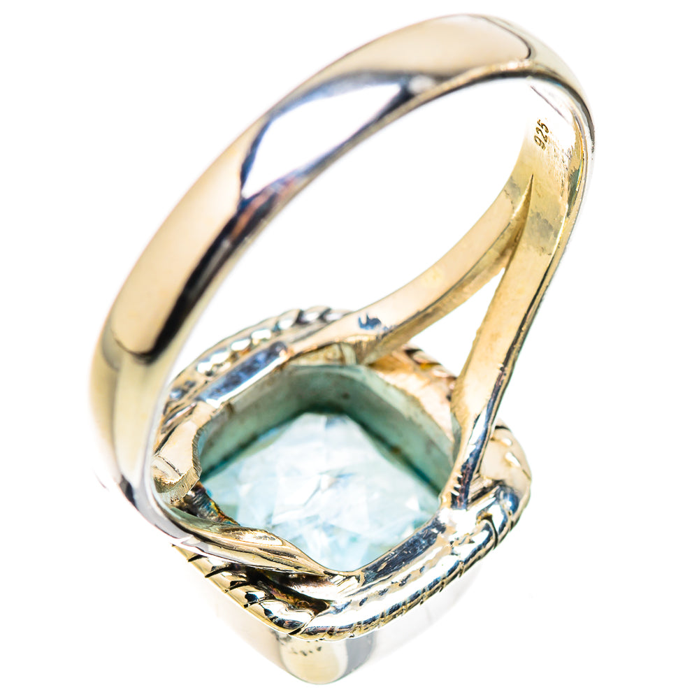 Blue Lace Agate Rings handcrafted by Ana Silver Co - RING130385 - Photo 3