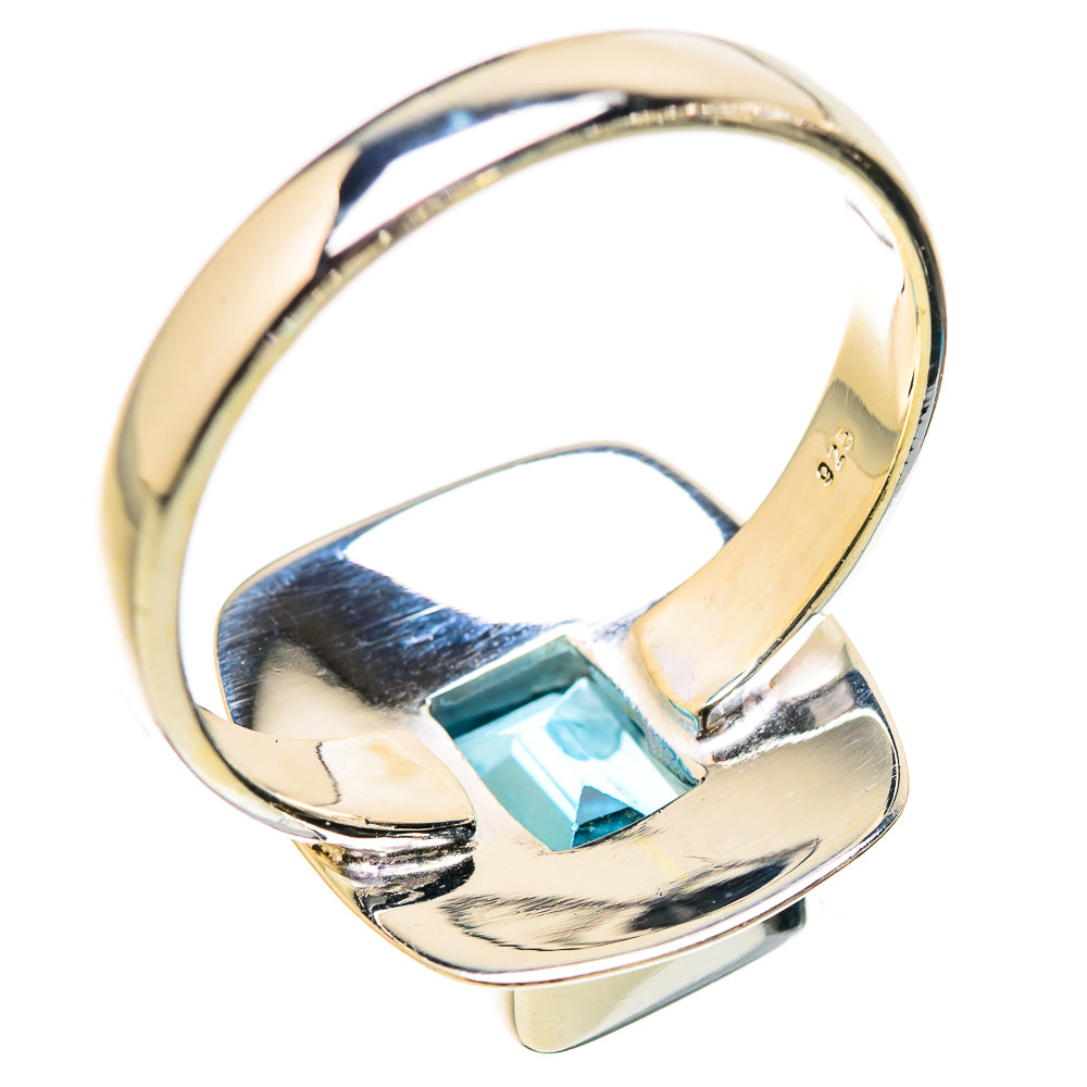 Blue Topaz Rings handcrafted by Ana Silver Co - RING130390 - Photo 3