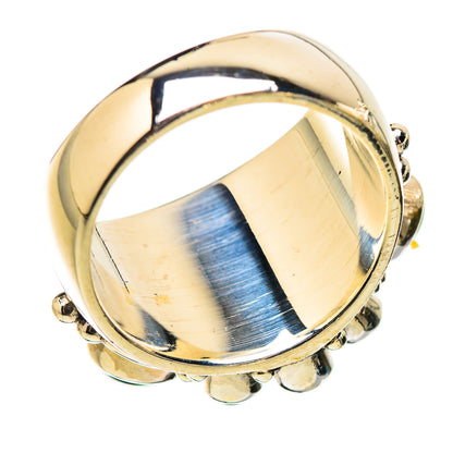 Green Tourmaline Rings handcrafted by Ana Silver Co - RING130394 - Photo 3
