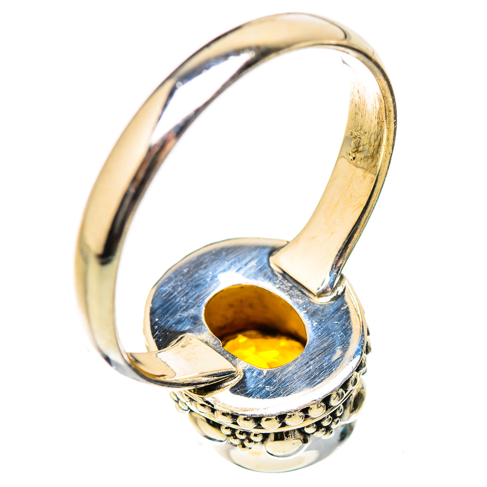 Mandarin Citrine Rings handcrafted by Ana Silver Co - RING130396 - Photo 3