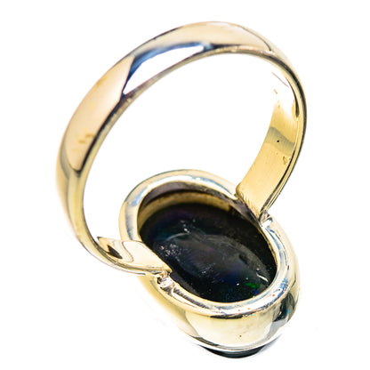Black Opal Rings handcrafted by Ana Silver Co - RING130410 - Photo 3