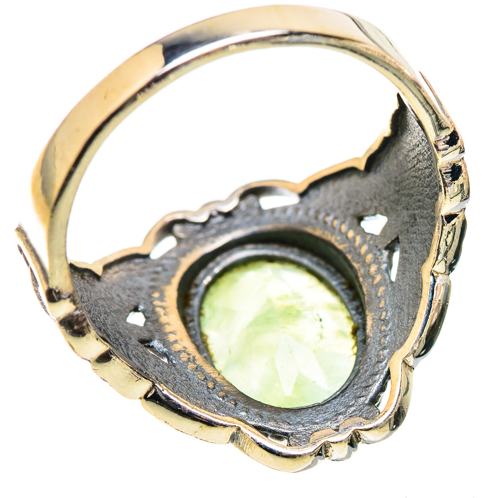 Prehnite Rings handcrafted by Ana Silver Co - RING130424 - Photo 3