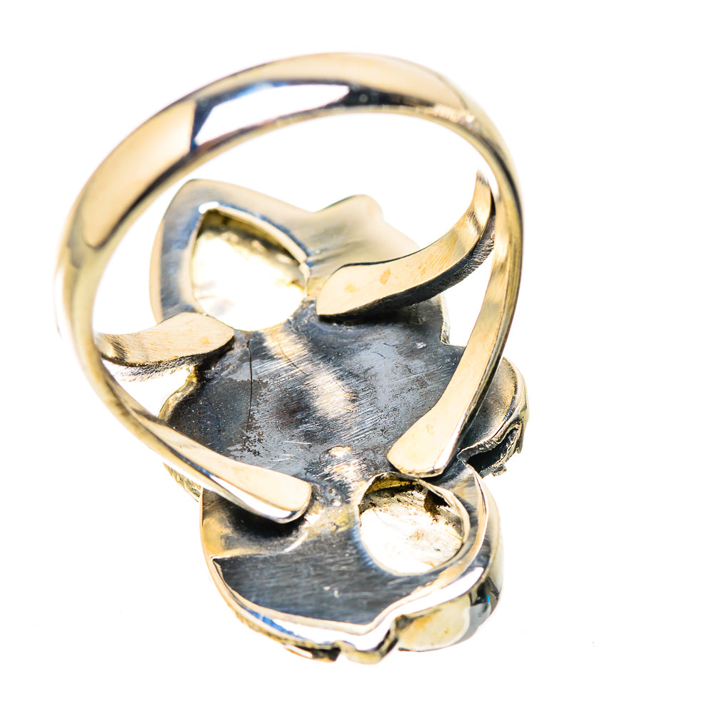Rainbow Moonstone Rings handcrafted by Ana Silver Co - RING130433 - Photo 3