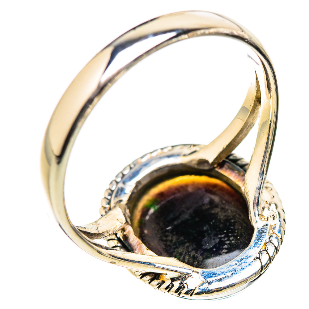 Black Opal Rings handcrafted by Ana Silver Co - RING130439 - Photo 3