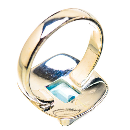 Blue Topaz Rings handcrafted by Ana Silver Co - RING130443 - Photo 3