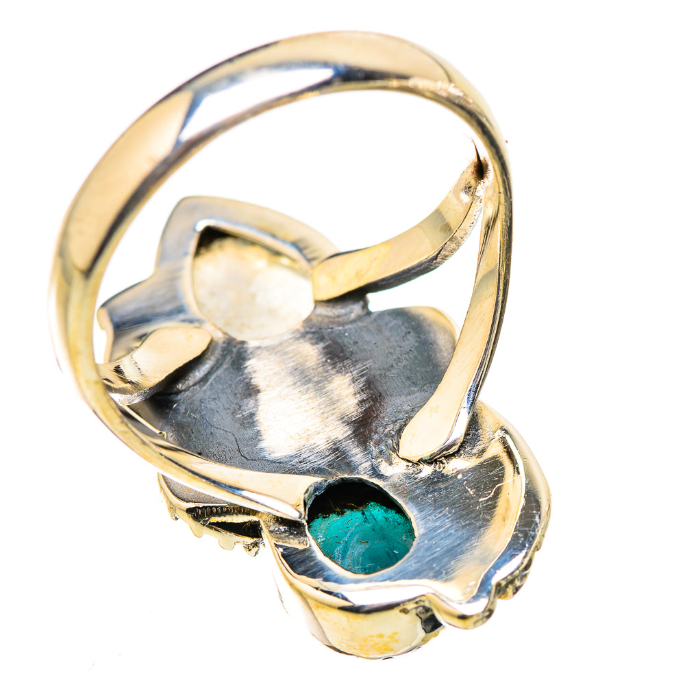 Rainbow Moonstone Rings handcrafted by Ana Silver Co - RING130449 - Photo 3