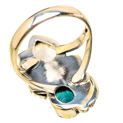 Rainbow Moonstone Rings handcrafted by Ana Silver Co - RING130449 - Photo 3