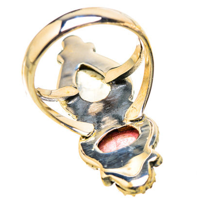 Rainbow Moonstone Rings handcrafted by Ana Silver Co - RING130460 - Photo 3