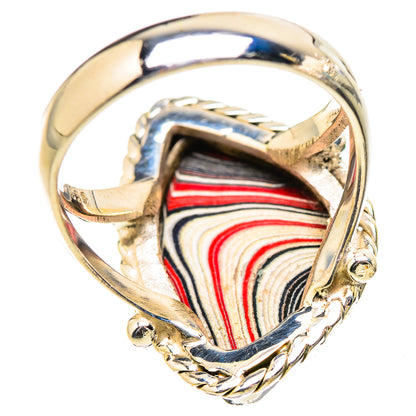 Fordite Rings handcrafted by Ana Silver Co - RING130466 - Photo 3