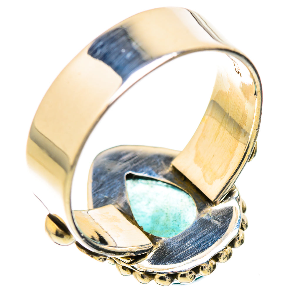 Blue Fluorite Rings handcrafted by Ana Silver Co - RING130474 - Photo 3