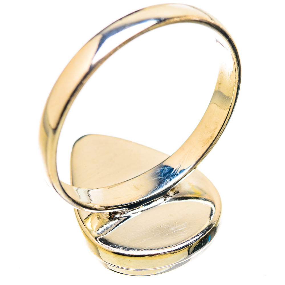 Rainbow Moonstone Rings handcrafted by Ana Silver Co - RING130475 - Photo 3