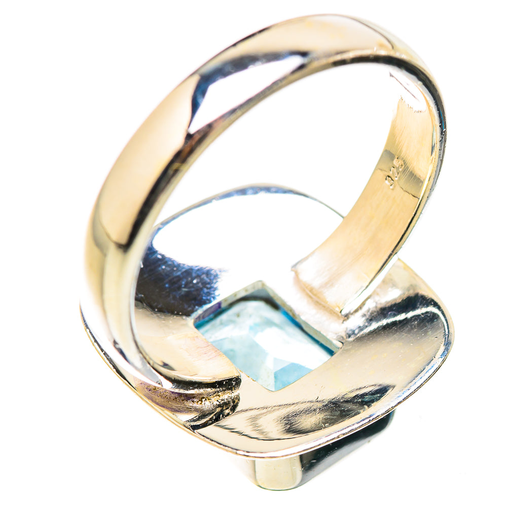 Blue Topaz Rings handcrafted by Ana Silver Co - RING130477 - Photo 3