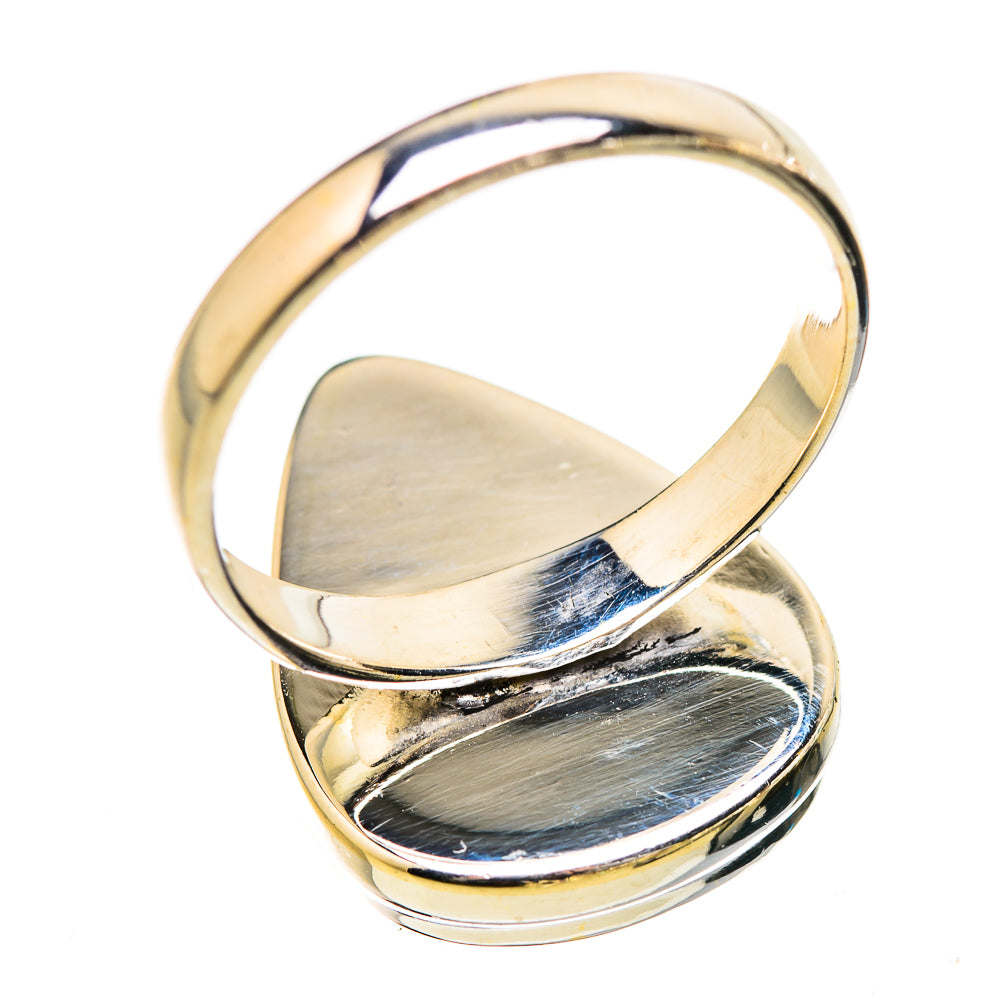 Green Moonstone Rings handcrafted by Ana Silver Co - RING130481 - Photo 3