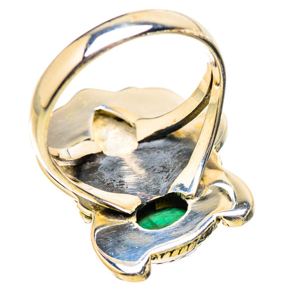 Rainbow Moonstone Rings handcrafted by Ana Silver Co - RING130482 - Photo 3