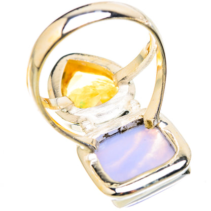 Blue Lace Agate Rings handcrafted by Ana Silver Co - RING130486 - Photo 3