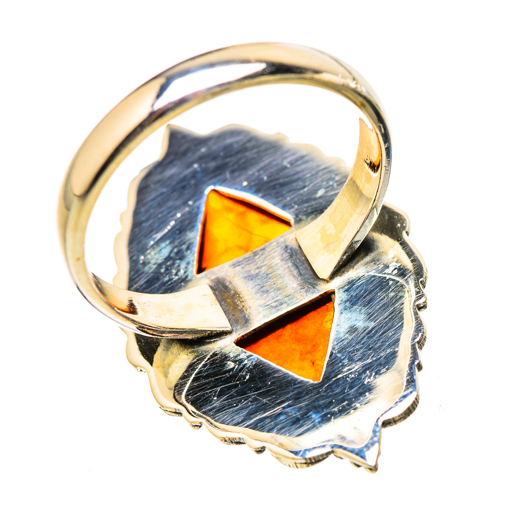 Baltic Amber Rings handcrafted by Ana Silver Co - RING130487 - Photo 3