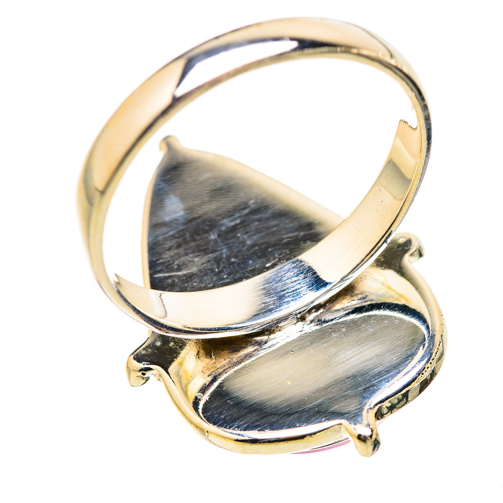 Pink Moonstone Rings handcrafted by Ana Silver Co - RING130490 - Photo 3