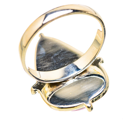 Pink Moonstone Rings handcrafted by Ana Silver Co - RING130490 - Photo 3
