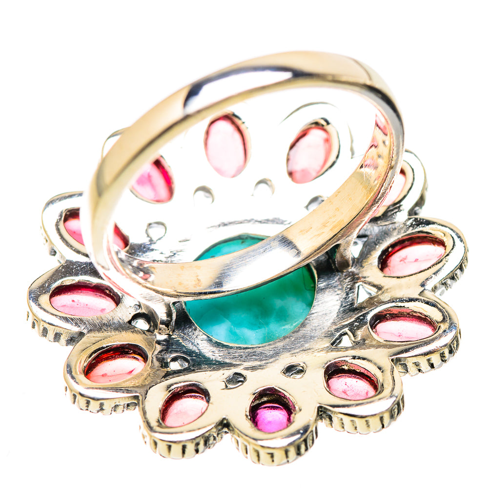 Larimar Rings handcrafted by Ana Silver Co - RING130501 - Photo 3