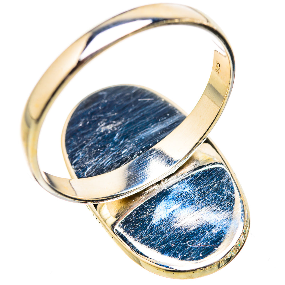 Rainbow Moonstone Rings handcrafted by Ana Silver Co - RING130508 - Photo 3