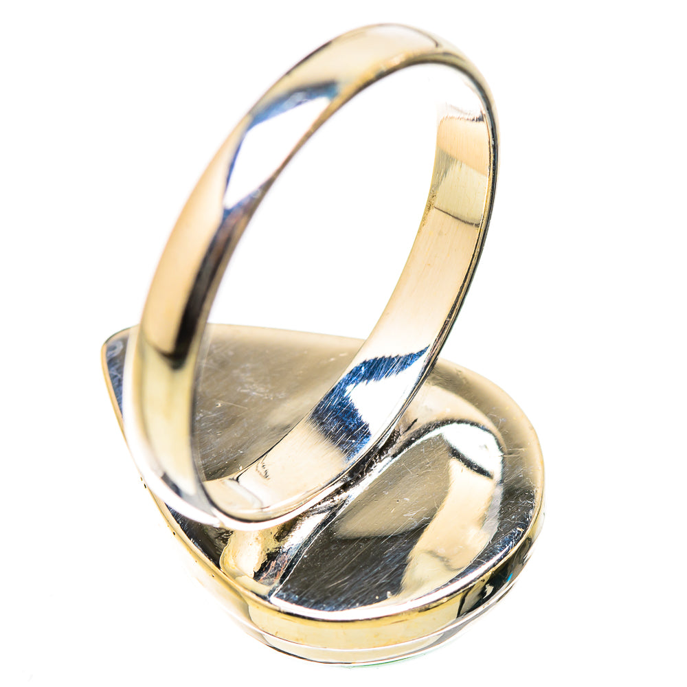 Green Moonstone Rings handcrafted by Ana Silver Co - RING130510 - Photo 3