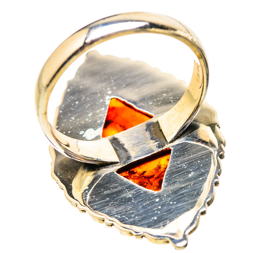 Baltic Amber Rings handcrafted by Ana Silver Co - RING130514 - Photo 3