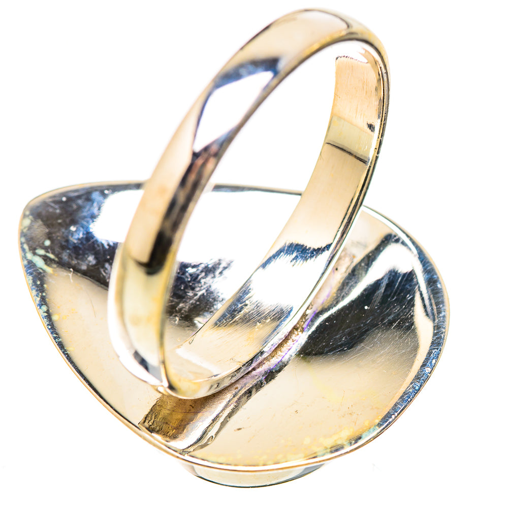 Green Moonstone Rings handcrafted by Ana Silver Co - RING130532 - Photo 3