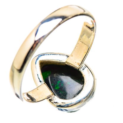 Black Opal Rings handcrafted by Ana Silver Co - RING130539 - Photo 3