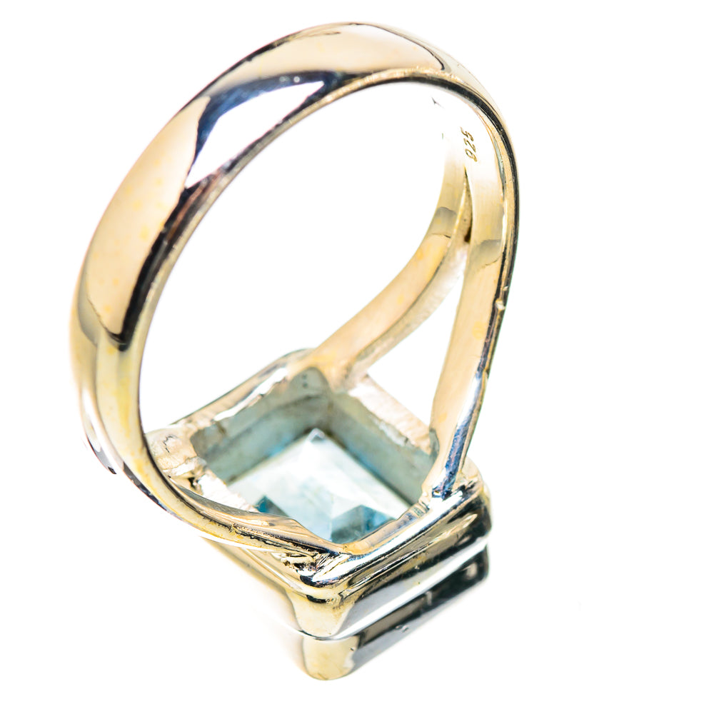 Blue Topaz Rings handcrafted by Ana Silver Co - RING130545 - Photo 3
