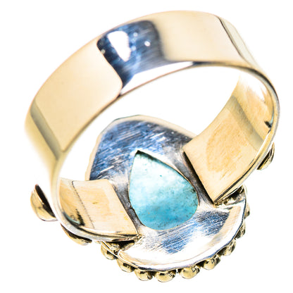 Blue Fluorite Rings handcrafted by Ana Silver Co - RING130546 - Photo 3