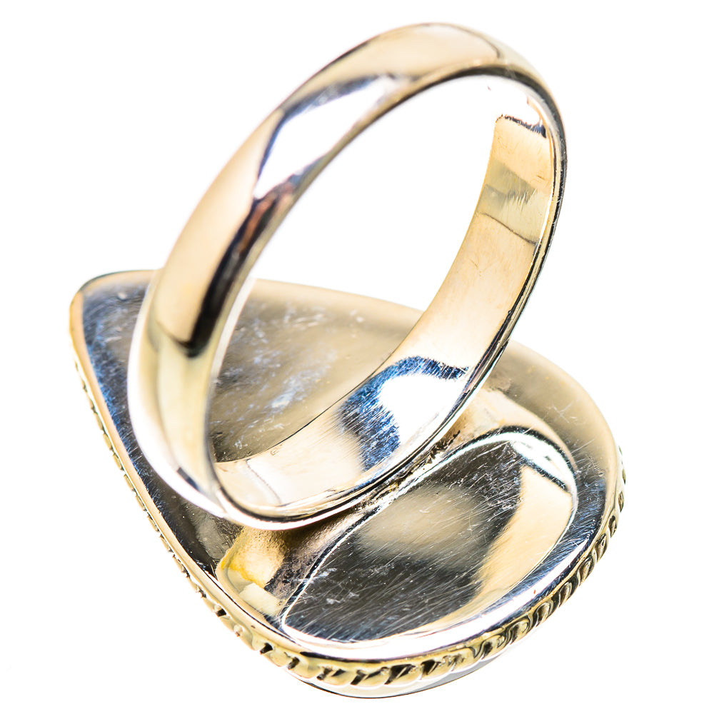 Green Moonstone Rings handcrafted by Ana Silver Co - RING130552 - Photo 3