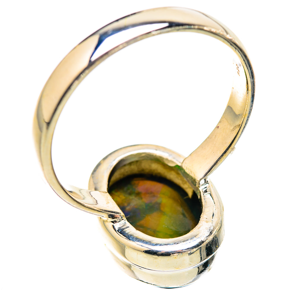 Black Opal Rings handcrafted by Ana Silver Co - RING130562 - Photo 3