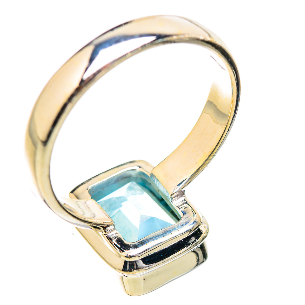 Blue Topaz Rings handcrafted by Ana Silver Co - RING130564 - Photo 3