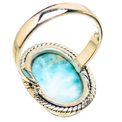 Larimar Rings handcrafted by Ana Silver Co - RING130567 - Photo 3