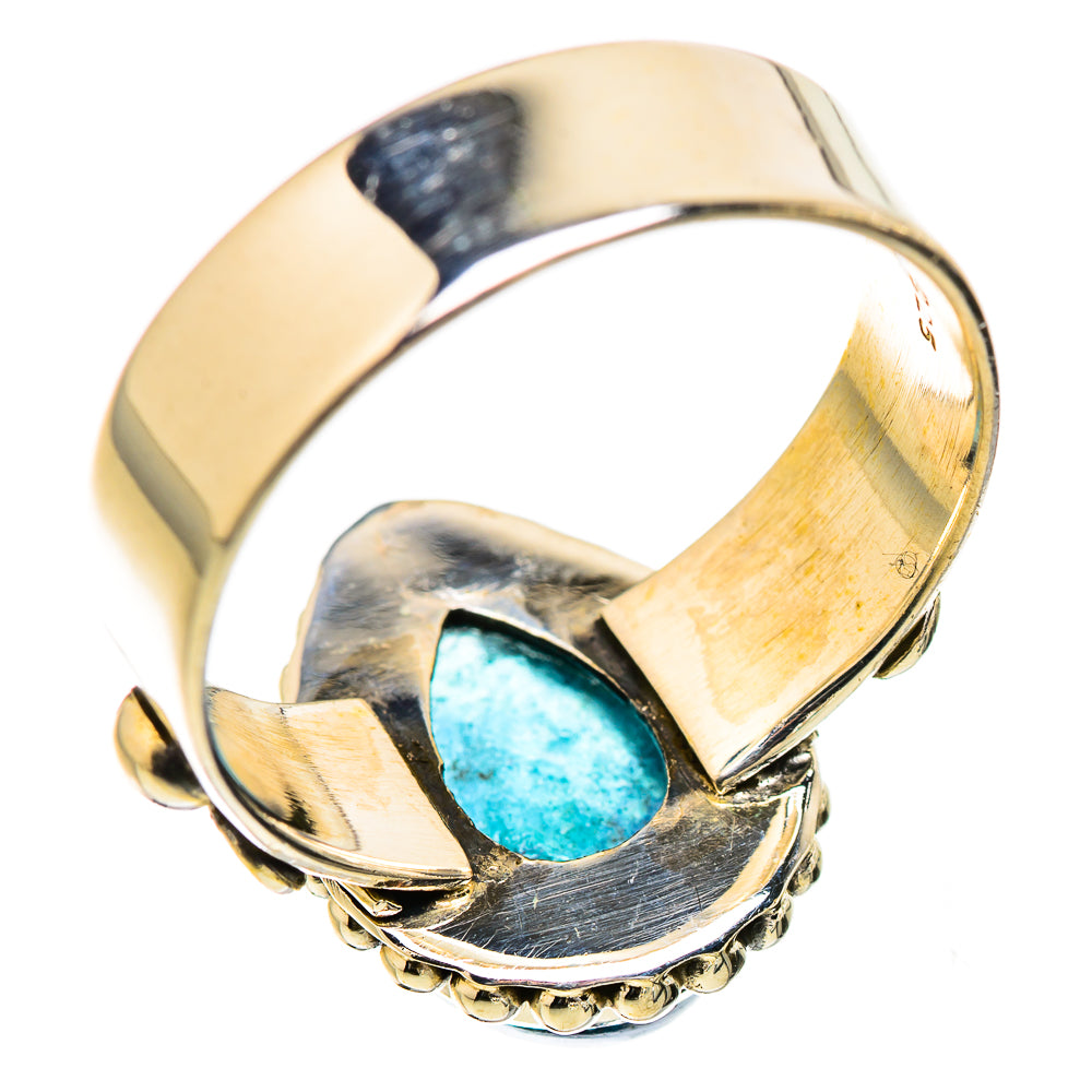 Blue Fluorite Rings handcrafted by Ana Silver Co - RING130568 - Photo 3