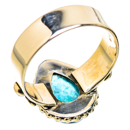 Blue Fluorite Rings handcrafted by Ana Silver Co - RING130568 - Photo 3