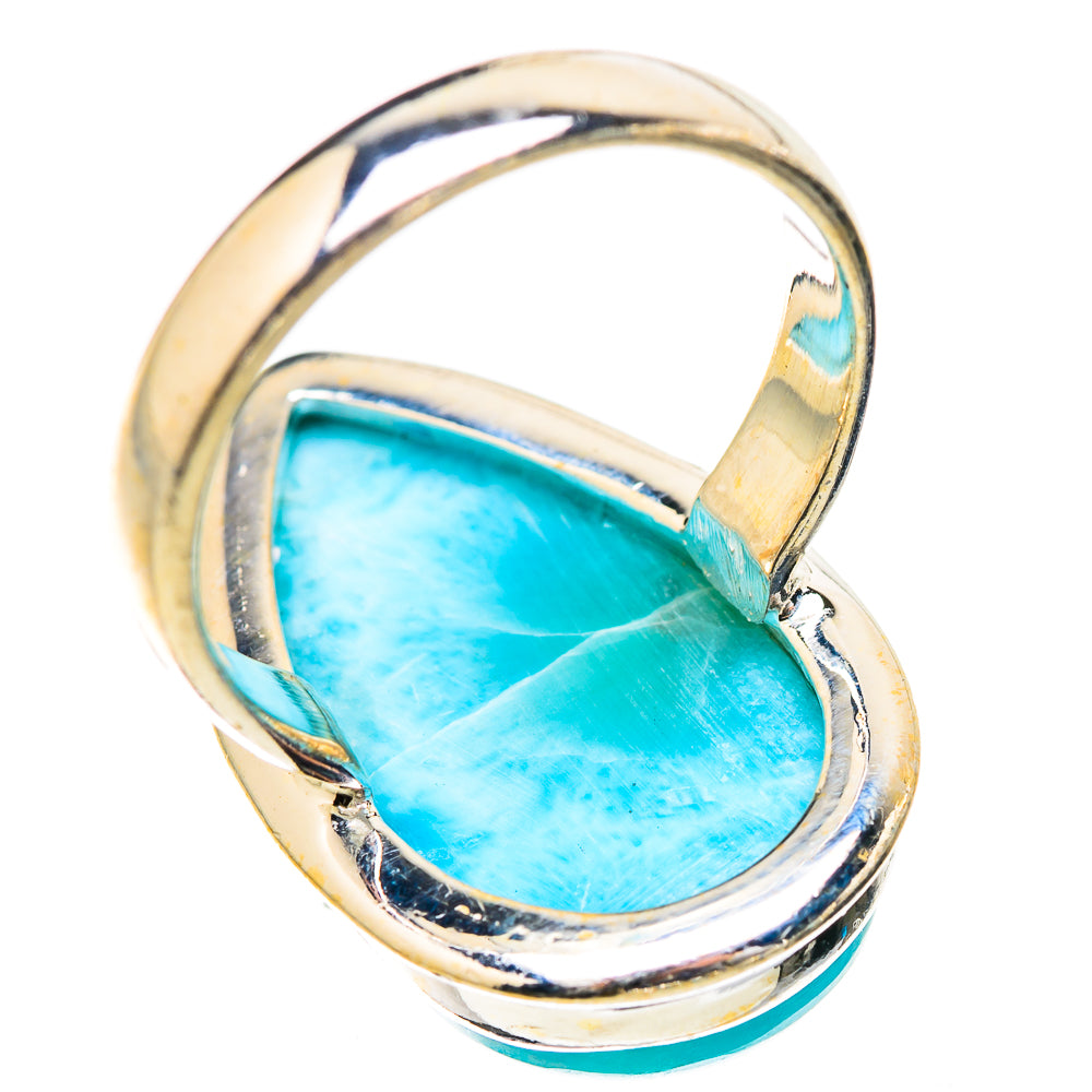 Larimar Rings handcrafted by Ana Silver Co - RING130571 - Photo 3